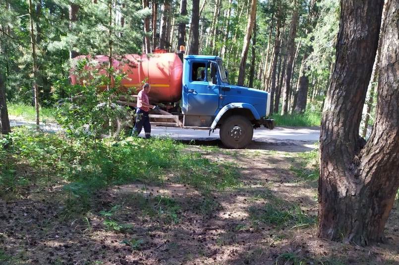 Ассенизаторская машина в Солотче